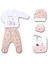 %100 Pamuk Kutulu Little Baby Desenli Hastane Çıkışı 2