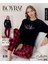 Kadın Kışlık Bisiklet Yaka Soft Kadife Pijama Takımı 07018 - 1 Adet 3