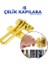 Turk Çelik Kapı Emniyet Kelepçesi Gold Beckett - YLT9906-8054 1