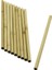 10 Pcs Ahşap Bambu Pipet (4767) 1