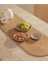 Cesta Amerikan Servis El Yapımı Pamuklu Natural Jüt Örme Düz Runner 37X136CM 9029 1