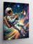Kanvas Tablo Trompet Çalan Astronot 1
