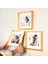 Tekno Trust Yapışkanlı Sök-Tak Paspartulu Altın 21X21CM Kare Fotoğraf Çerçevesi - 3'lü Paket 1