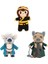 3 Parçalı Set 23 cm Siyah Mitoloji Siyah Goku Maymun Oyuncak Peluş (Yurt Dışından) 1
