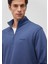 Mavı M0S10252-87737 Oceana Erkek Regular Yarım Fermuarlı Modellı Sweatshırt 1