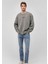 Mavı M0S10248-85485 Soluk Koyu Yesıl Erkek Loose Bısıklet Yaka Modellı Sweatshırt 2