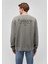 Mavı M0S10248-85485 Soluk Koyu Yesıl Erkek Loose Bısıklet Yaka Modellı Sweatshırt 4