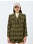 5WAK00332EW 8c5 Hakı Ekose Kadın Outerwear Mont 3