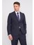 9554 Altınyıldız Sivri Yaka Çift Yırtmaçlı Slimfit Takım Elbise Lacivert 1