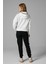 Fermuarlı Kapüşonlu Kadın Sweat EF188-OF 5