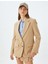 5Wak50087Pw 100 Deve Tuyu Kadın Blazer Ceket 4