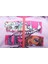 Kız Çocuk Pembe Monster Baskılı Cepli Fermuarlı Şişme Mont - 1011647 4