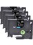 Brother P-Touch PT-D200G Için Beyaz Siyah Zarf Etiketi Bantı 4pk Tz 325 Tze 325 (Yurt Dışından) 1