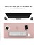 80*40CM Tarzı Pembe + Gümüş Ev Ofis Masa Altı Matı Su Geçirmez Pvc Deri Laptop Koruyucu Ped Mousematlar Uk (Yurt Dışından) 1