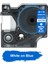 53726 Mavi Stil Üzerine Beyaz 24MM Dymo D1 Etiket Makinesi ile Uyumlu Bant mm - Türkçe (Yurt Dışından) 1