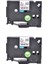 Brother 2 Paket Siyah Beyaz Tze TZ-231 Etiket Bandı ile Uyumlu (Yurt Dışından) 1