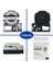 9 mm Tarzı Mavi Üzerine Gri Epson Labelworks LW400 LW300 Etiket Şeridi SS12KW mm 8m Uyumlu (Yurt Dışından) 3