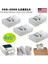 NO.1500 Boyutu Zebra Rollo Nex Sato Için 4x6 Fanfold Doğrudan Termal Etiketler (Yurt Dışından) 2