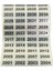 6001'DEN 7000'E Kadar Sayı Gümüş Ardışık Sıralı Numara Etiketleri Numaralandırma Stickerları Seçiniz (Yurt Dışından) 3