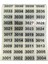 6001'DEN 7000'E Kadar Sayı Gümüş Ardışık Sıralı Numara Etiketleri Numaralandırma Stickerları Seçiniz (Yurt Dışından) 4