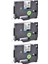PT1200 PT1230PC PT1250 Stili 3pk Kardeş P-Touch Için Uyumlu Beyaz Etiket Şeridi Tz Tze S (Yurt Dışından) 1