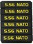 Siyah-Sarı 6'lı Paket Aolamegs Nato Dergi Kapak Lastik Bantları - Magazin Kimlik Etiketleri - Açık Mavi (Yurt Dışından) 1