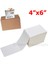 500 Etiket Zebra & Rollo Yazıcılar Için 4x6 Fanfold Doğrudan Termal Etiketler (Yurt Dışından) 4