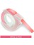Pembe Beyaz Uyumlu Dymo 3D Plastik Kabartma Etiket Şeridi Xpress Etiket Makinesi (Yurt Dışından) 1