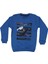 Erkek Çocuk Mavi Speed Yazılı Araba Baskılı Tek Üst Sweat - 1014850 1