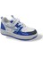 Siyah Beyaz Sax Mavi Bantlı Çocuk Spor Ayakkabı 2