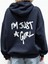 Afro Giyim Kadını'm Just A Girl Sırt Baskılı Kapşonlu Oversize Sweatshirt 2