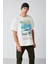 Washed Relaxed Oversize Beyaz T-Shirt 2