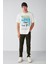 Washed Relaxed Oversize Beyaz T-Shirt 4