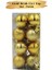 Yılbaşı Top Süs 3 cm Mat Parlak Gold 16LI 1