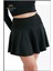 Siyah Zamansız Etek Içi Sabit Şortlu Yüksek Bel Skirt With Shorts Casual+Beachwear+Tennis 1101 4