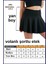Siyah Zamansız Etek Içi Sabit Şortlu Yüksek Bel Skirt With Shorts Casual+Beachwear+Tennis 1101 5