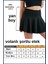 Siyah Zamansız  Etek Içi Sabit Şortlu Yüksek Bel  Skirt With Shorts Casual+Beachwear+Tennis 1101 5