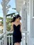 Cemre Ip Askılı Tüylü Mini Elbise 582843 4