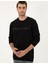 Erkek Siyah Regular Fit Sweatshirt 50279523-VR046 3