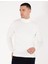 Erkek Ekru Slim Fit Yarım Balıkçı Yaka Basic Triko Kazak 50276161-VR019 3