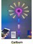 Telefon Uygulama Kumanda Akıllı Aydınlatma Salon Ev Yatak Odası Gamer Rgb Firework LED Duvar Lambası 3