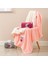 Tzmalloymercan Kadife Çilek Ayı Havlu Banyo Havlusu Seti Sevimli ve Emici (Yurt Dışından) 2