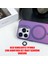 iPhone 16 Pro Max Kılıf + Lens Koruyucu Set Magsafe Şarj ve Stant Özellikli Mat Hologram Renkli 3