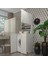 Kenzlife çamaşır makinesi dolabı kasparov byz 180*066*55-20 banyo kapaklı arkalıksız 1
