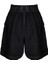 Crinkle Bermuda Şort Siyah 3