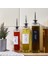 Molivet 3'lü Silver Kapak Cam Yağdanlık Sosluk Sirkelik 350-500-750 ml 2