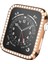 Apple Watch 9/8/se/7/6/5/4/3/2/1 Seri 45MM 44MM 42MM 41MM 40MM 38MM Uyumlu Parlak Taş Işlemeli Şık Işıltılı Renkli Kasa Ekran Koruyucu 3