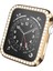 Apple Watch 9/8/se/7/6/5/4/3/2/1 Seri 45MM 44MM 42MM 41MM 40MM 38MM Uyumlu Parlak Taş Işlemeli Şık Işıltılı Renkli Kasa Ekran Koruyucu 2