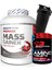 Promass Mass Gainer 3600 gr Çilek Aromalı + Amino Asit 400 Tablet + Shaker 1