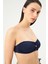 1036 Lacivert Straplez Bikini Takımı 2